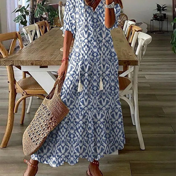 Michaela | Robe Maxi Bohème Chic