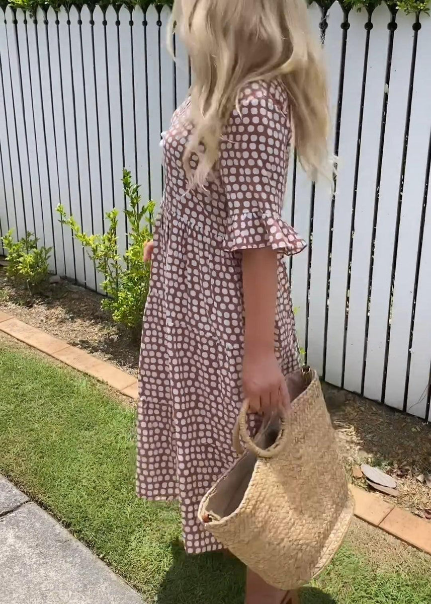 Brune | Robe Midi Bohème