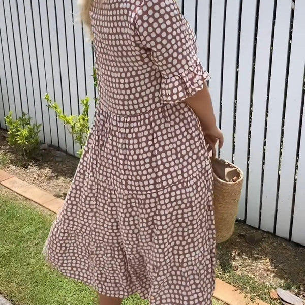 Brune | Robe Midi Bohème
