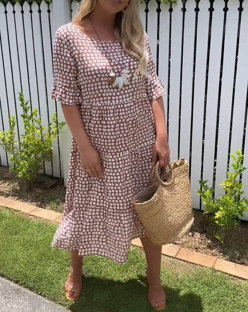 Brune | Robe Midi Bohème