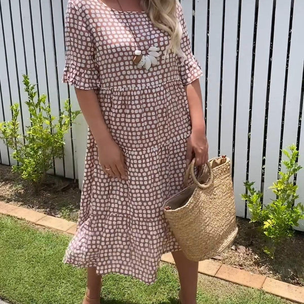 Brune | Robe Midi Bohème