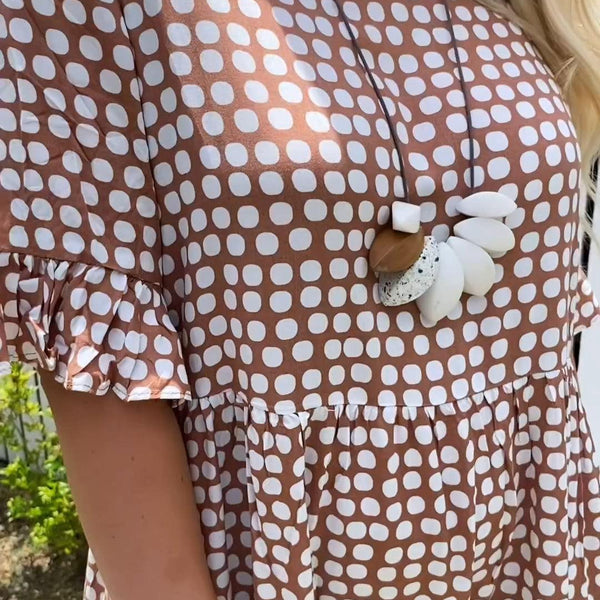 Brune | Robe Midi Bohème