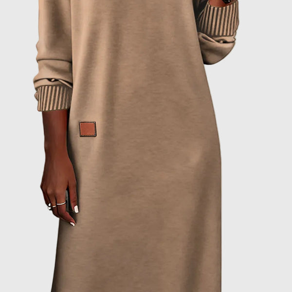 Camélia | Robe Maxi Minimaliste Chic