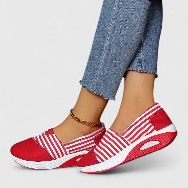 Marina | Baskets Slip-On Rayées