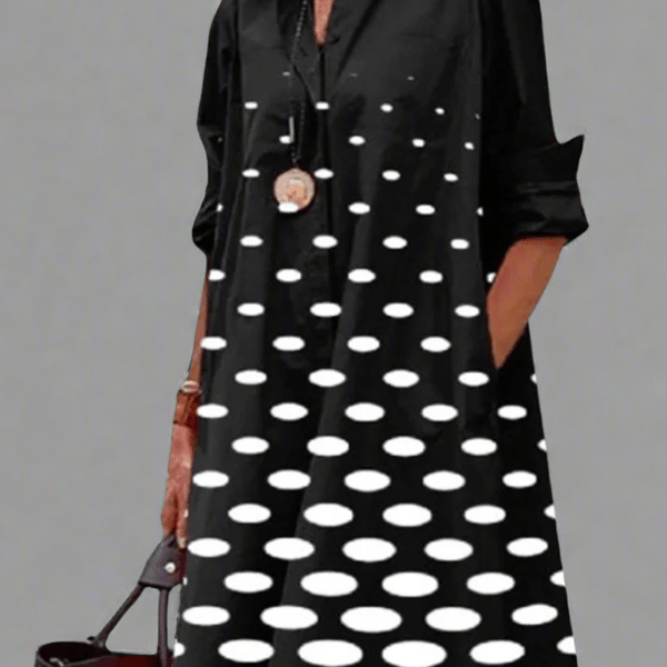 Coralie | Robe Midi Graphique