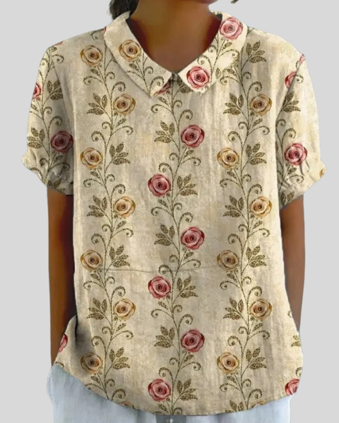 Amélie | Blouse Roses Classiques