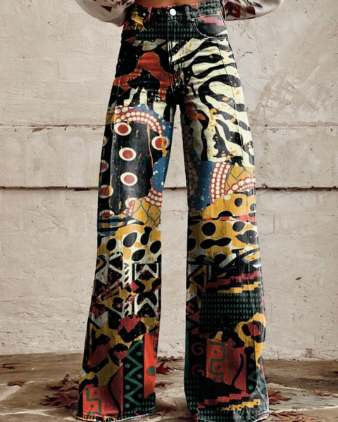 Fanny | Pantalon Graphique