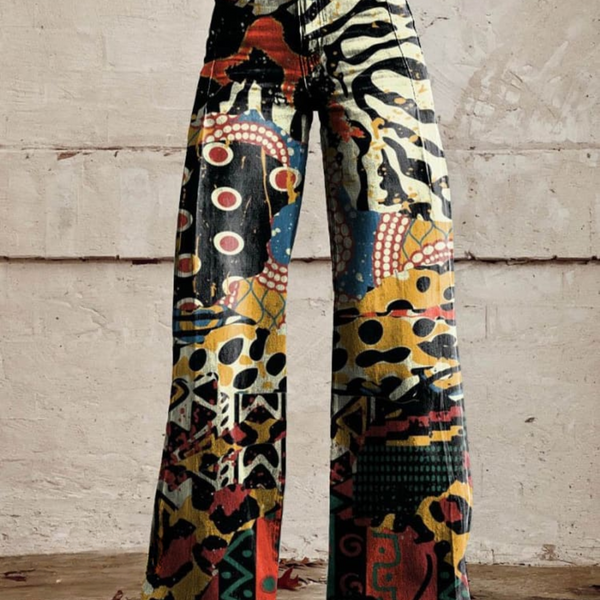 Fanny | Pantalon Graphique