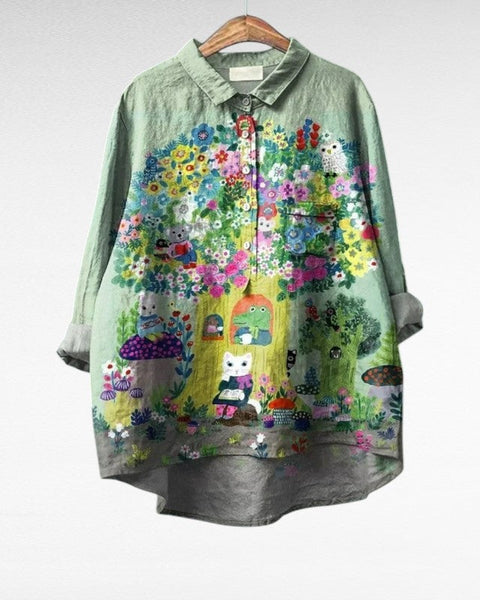 Élise | Blouse Jardin Enchanté