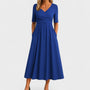 Émilie | Robe Maxi Cache-Cœur Élégante
