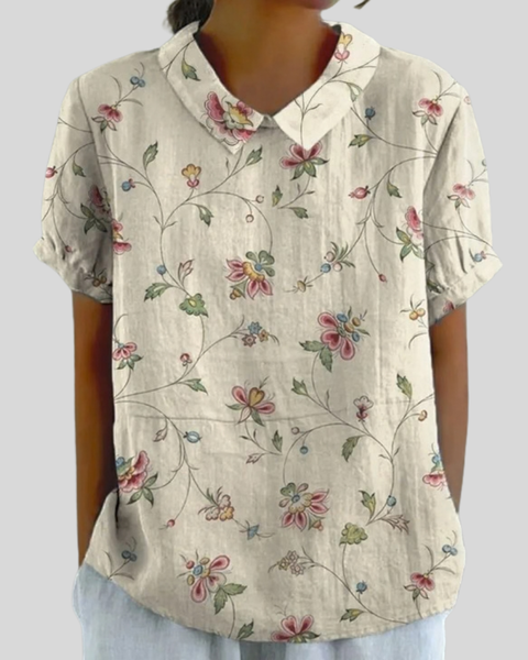 Thérèse | Blouse Florale Délicate