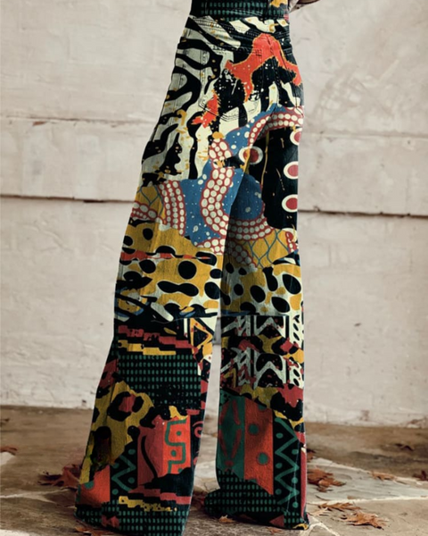 Fanny | Pantalon Graphique