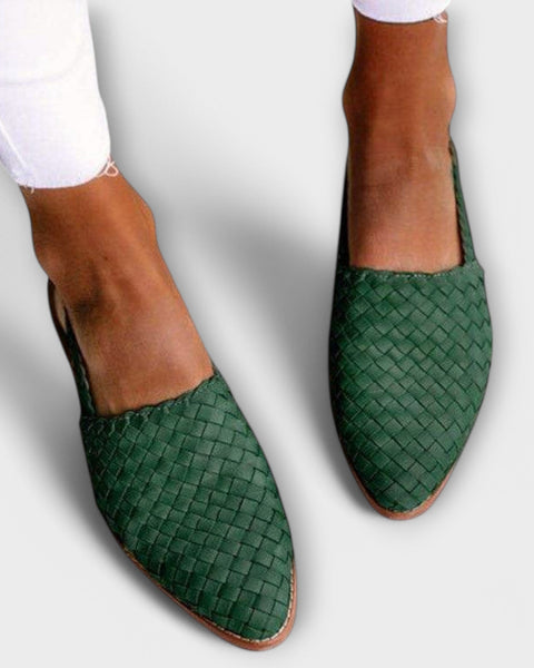 Calista | Mocassins Tressés Élégance