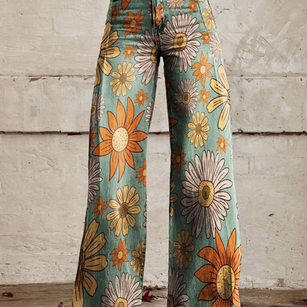 Clémence | Pantalon Fleuri