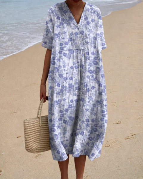 Adèle | Robe Longue Fleurie Douce