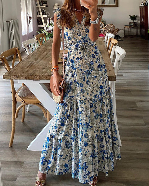 Shera | Robe Maxi Fleurie