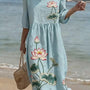 Élodie | Robe Midi Florale