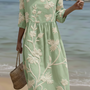 Clara | Robe Midi Naturelle