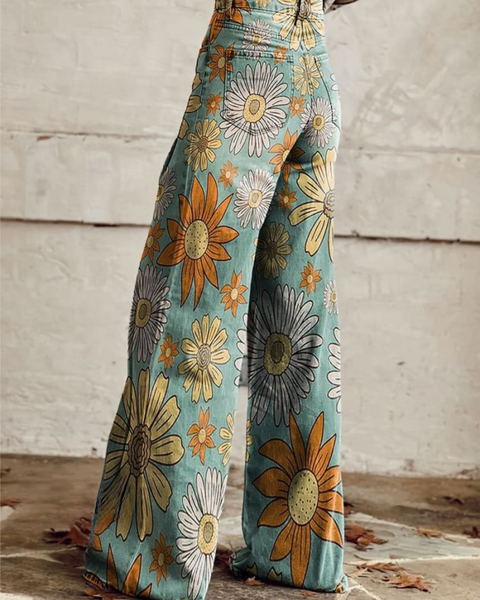 Clémence | Pantalon Fleuri