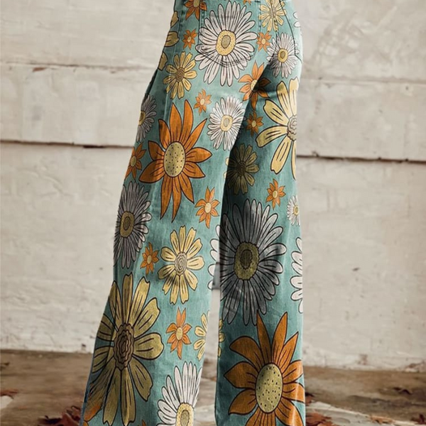 Clémence | Pantalon Fleuri