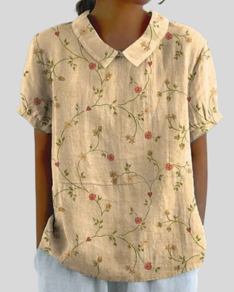 Claire | Blouse Florale Subtile