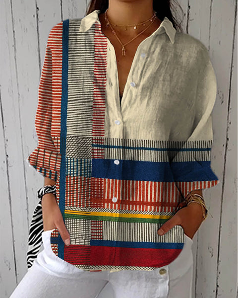 Héloïse | Blouse Graphique Moderne