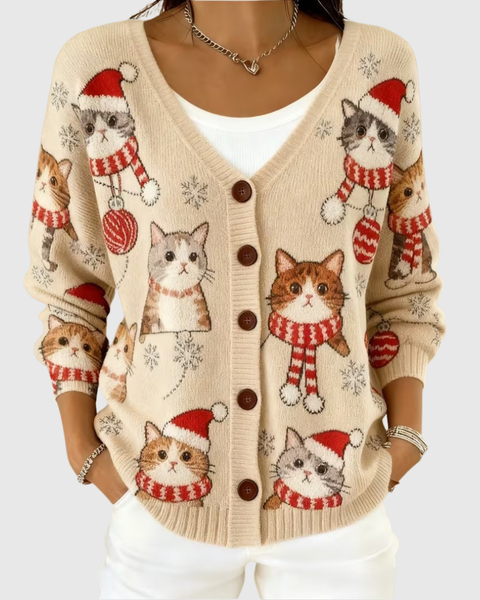 Philippine | Cardigan Chats Festifs