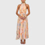 Élodie | Robe Maxi Aquarelle Élégante