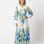 Adèle | Robe Maxi Fleurie Élégance Classique