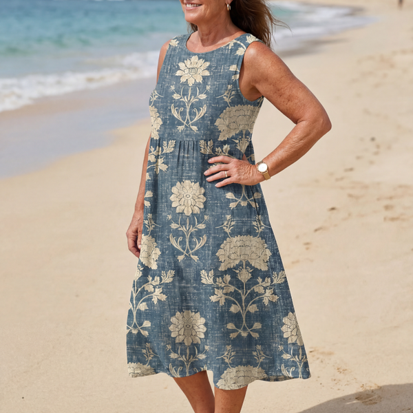 Kailo | Robe Midi Florale Shoreline