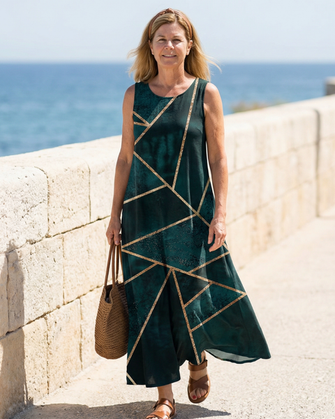 Saelle | Robe Midi Marée Calme