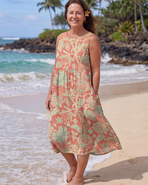 Maui | Robe Midi de Plage