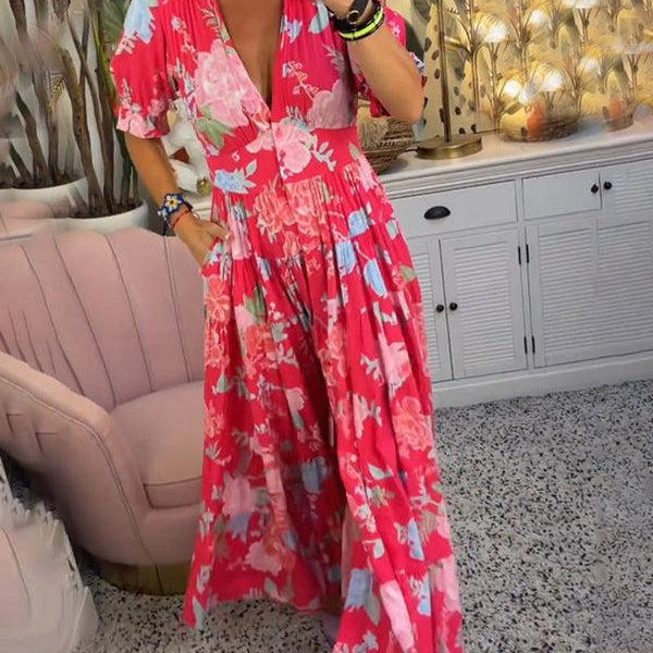 Adélaïde | Robe Maxi Fleurie