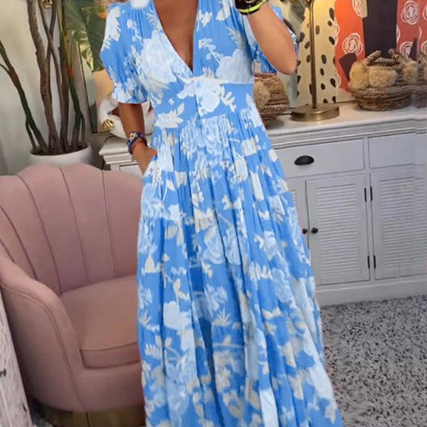 Adélaïde | Robe Maxi Fleurie