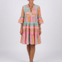 Alizée | Robe Courte Bohème Motifs Colorés