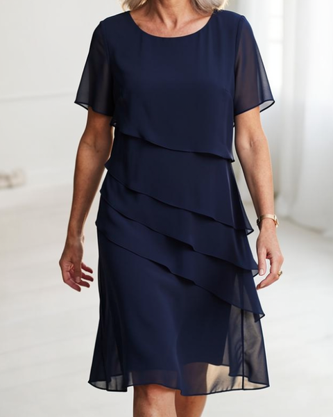 Maristelle | Robe Élégante Nuit Satinée