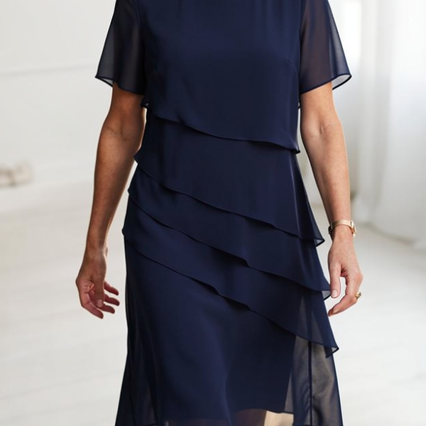 Maristelle | Robe Élégante Nuit Satinée