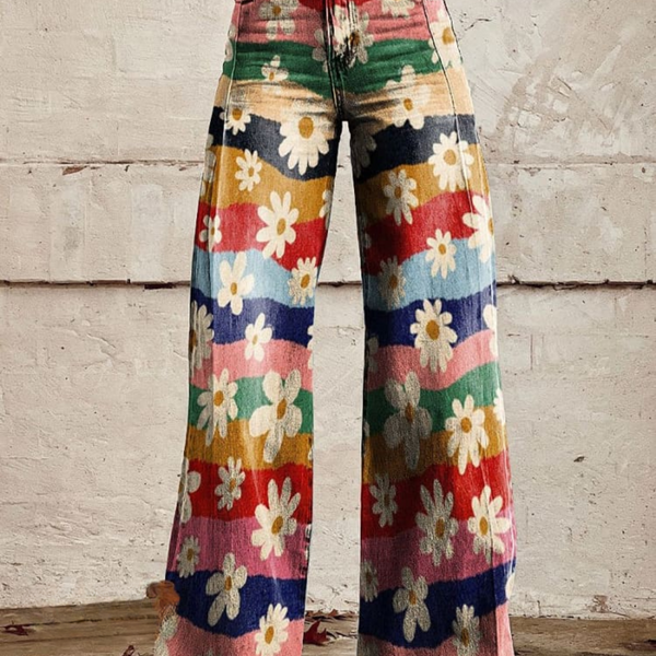 Capucine | Pantalon Fleuri