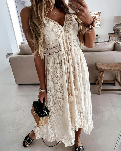 Apolline | Robe Bohème Dentelle