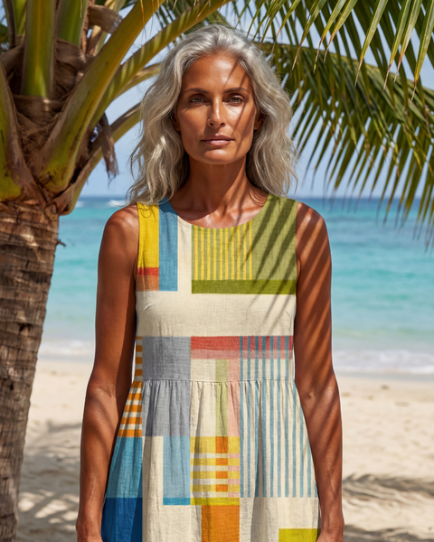 Esme | Robe Midi Peinte