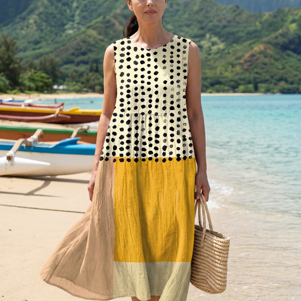 Hugo | Robe Midi à Pois de Jardin
