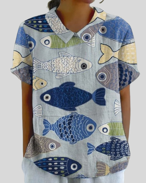 Marianne | Blouse Motif Marin