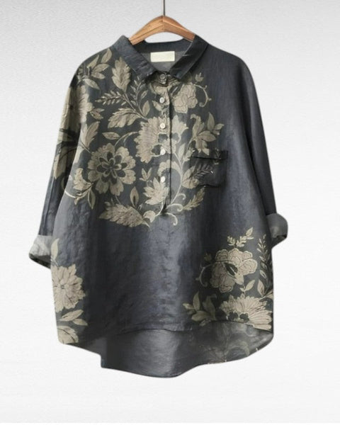 Geneviève | Blouse Printanière Élégante