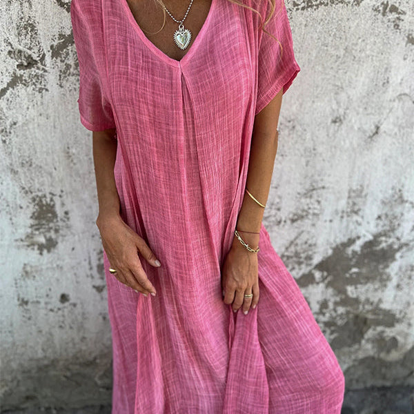 Violette | Robe Midi Décontractée