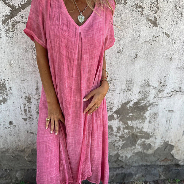 Violette | Robe Midi Décontractée