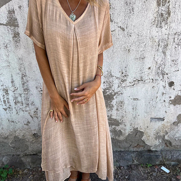 Violette | Robe Midi Décontractée