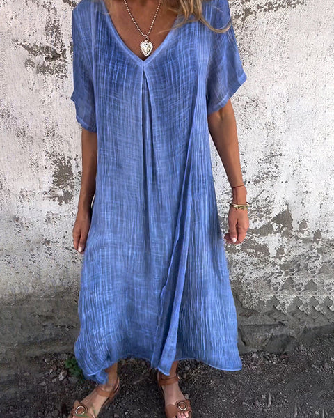 Violette | Robe Midi Décontractée
