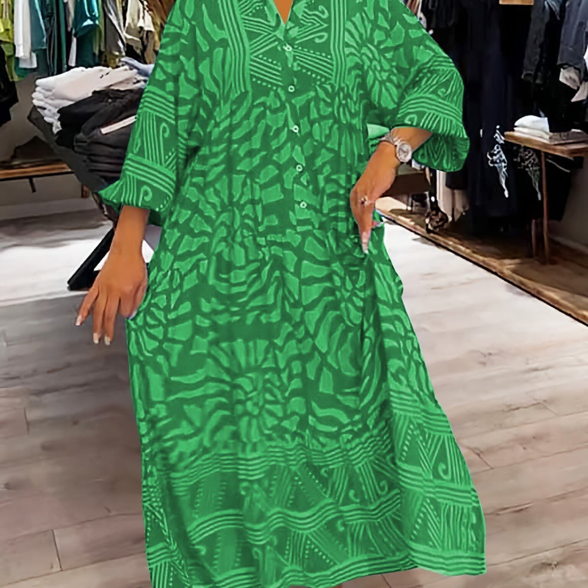 Solange | Robe Maxi Évasée