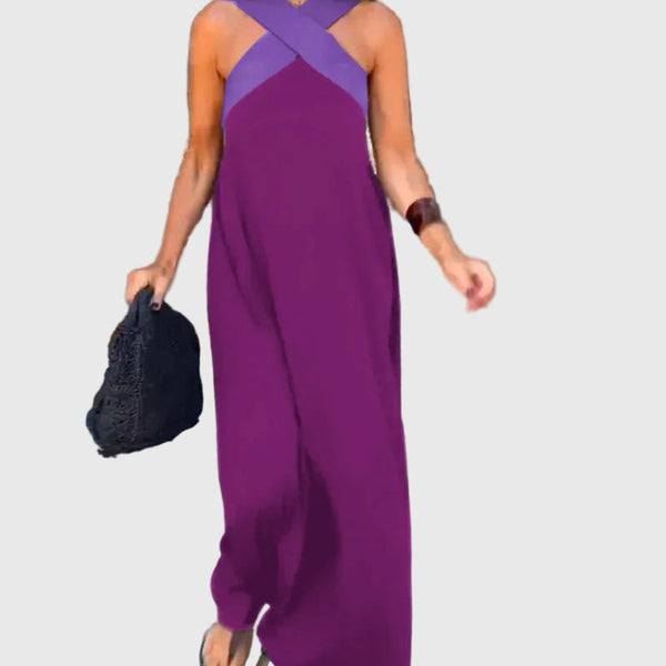 Maëlys | Robe Maxi Dos Nu Élégante