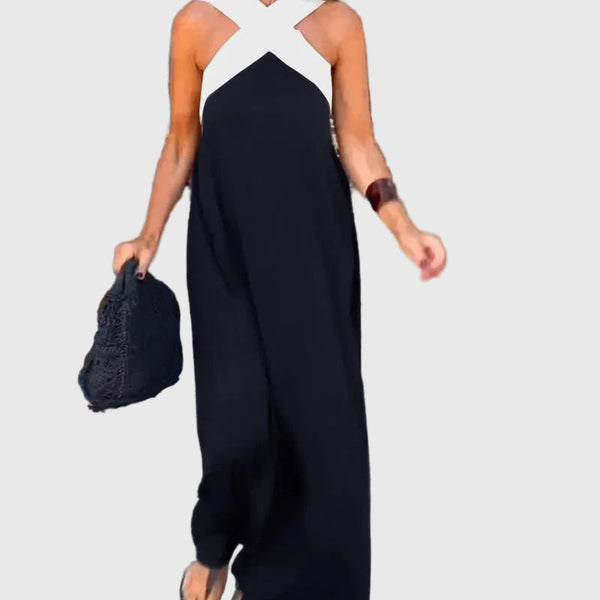 Maëlys | Robe Maxi Dos Nu Élégante